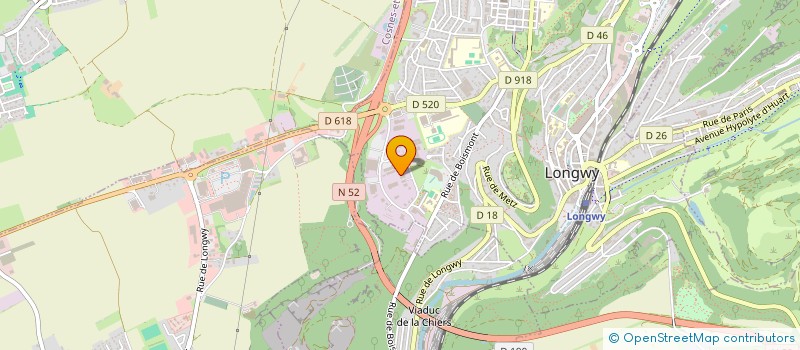 localisation de l'entreprise DISTRAC à LONGWY