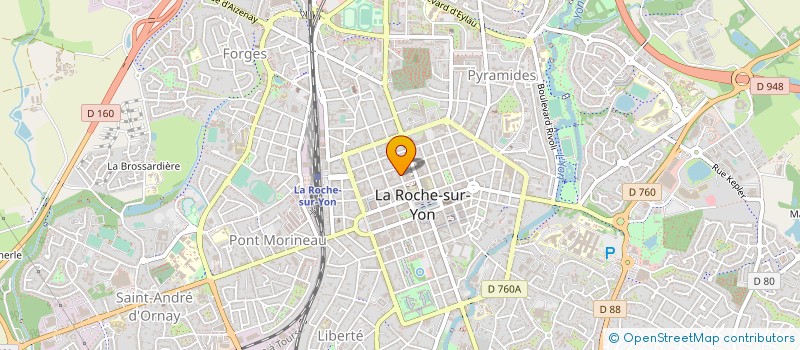 localisation de l'entreprise DISTRACT YON UNRPA ENSEMBLE ET SOLIDAIRE à LA ROCHE-SUR-YON