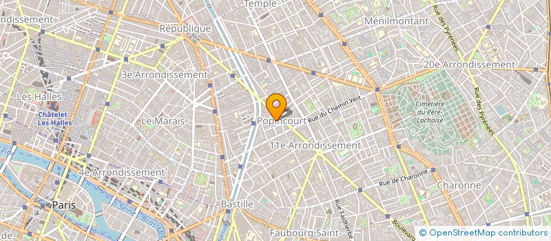 localisation de l'entreprise DISTRACTION à PARIS