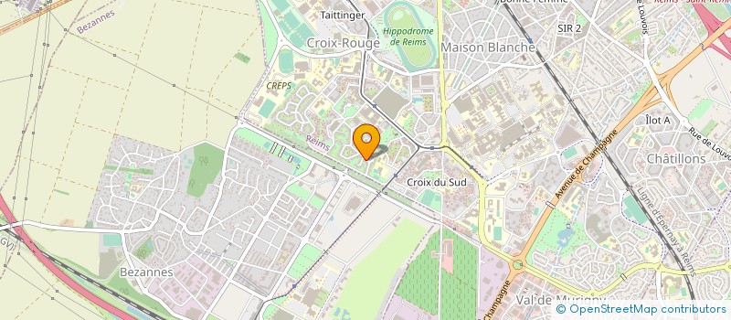 localisation de l'entreprise DISTRAD à REIMS