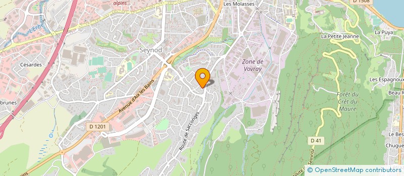 localisation de l'entreprise DISTRALL à ANNECY