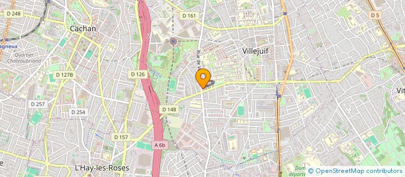 localisation de l'entreprise DISTREASY à VILLEJUIF
