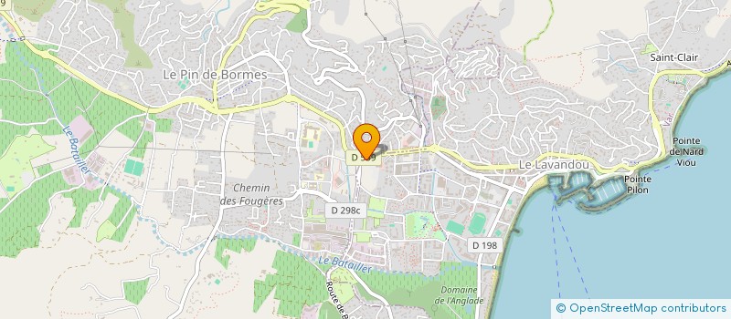 localisation de l'entreprise DISTRECO à LE LAVANDOU