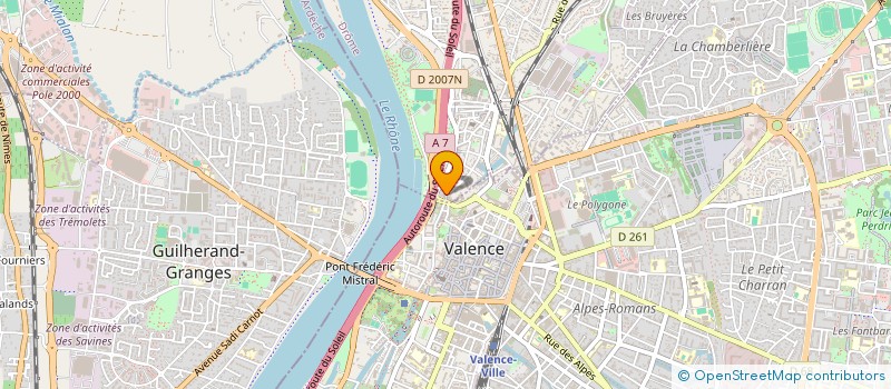 localisation de l'entreprise DISTREET à BOURG-LES-VALENCE