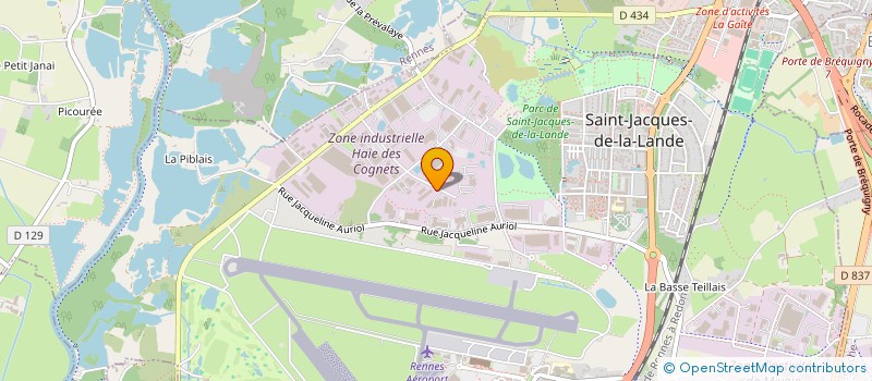 localisation de l'entreprise DISTREMBAL à SAINT-JACQUES-DE-LA-LANDE