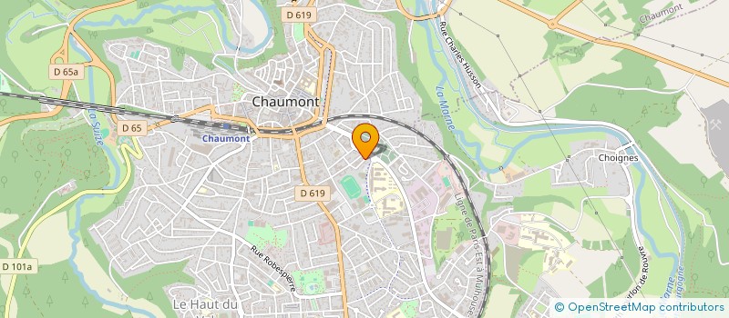 localisation de l'entreprise DISTRI - 2 M à CHAUMONT