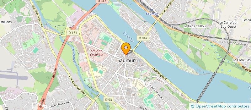localisation de l'entreprise DISTRI 50 à SAUMUR