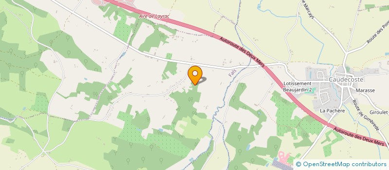 localisation de l'entreprise DISTRI AGEN  BOE