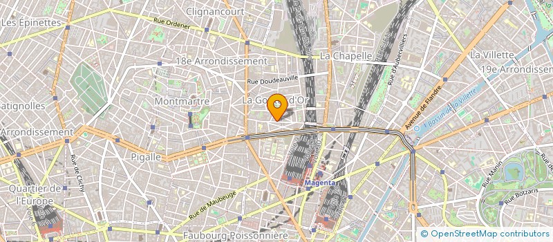 localisation de l'entreprise DISTRI ALIMENTAIRE ET GENERALE  PARIS