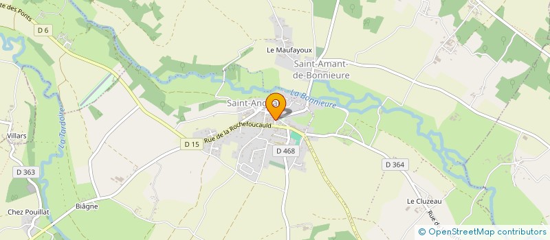 localisation de l'entreprise DISTRI ANGEAU à VAL-DE-BONNIEURE