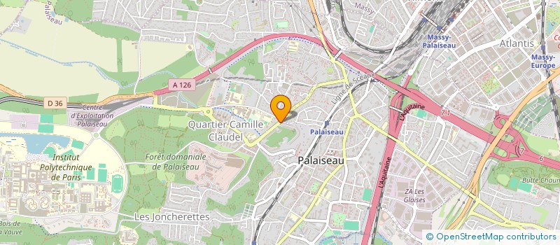 localisation de l'entreprise DISTRI ARDENAY  PALAISEAU