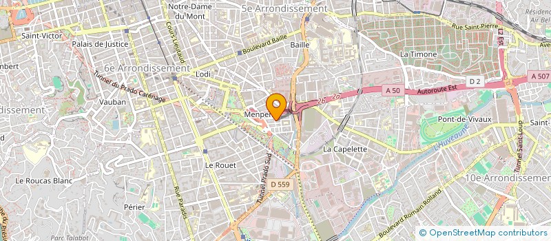 localisation de l'entreprise DISTRI-AUTO 27 à MARSEILLE