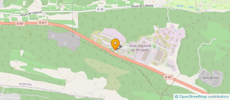 localisation de l'entreprise DISTRI-AVENTURE à BRIGNOLES
