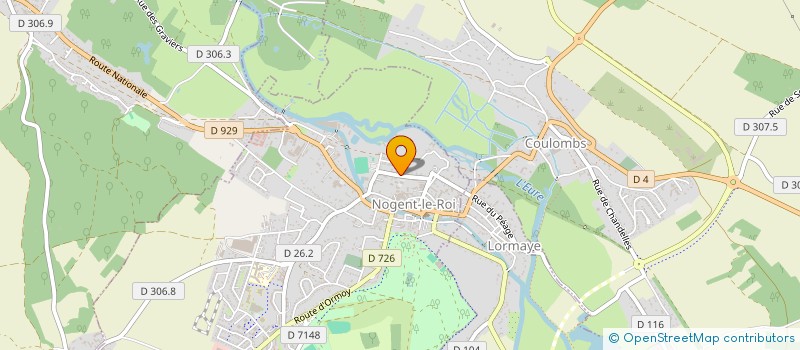 localisation de l'entreprise DISTRI BAT DISTRIBUTION BATIMENT à NOGENT-LE-ROI