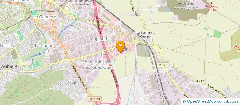 localisation de l'entreprise DISTRI BATTERIE SERVICE à AUBIERE
