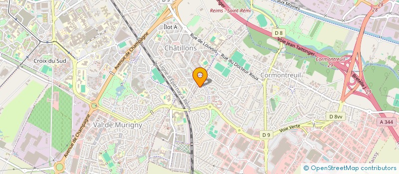 localisation de l'entreprise DISTRI'BO EXPRESS  CORMONTREUIL