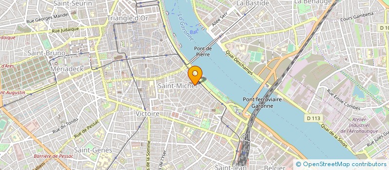 localisation de l'entreprise DISTRI BSM à BORDEAUX