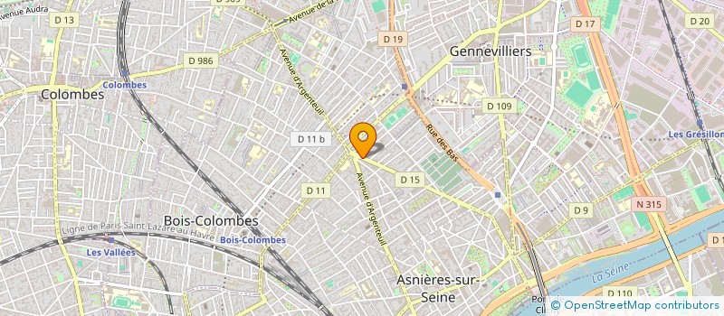 localisation de l'entreprise DISTRI ' CABLE à ASNIERES-SUR-SEINE
