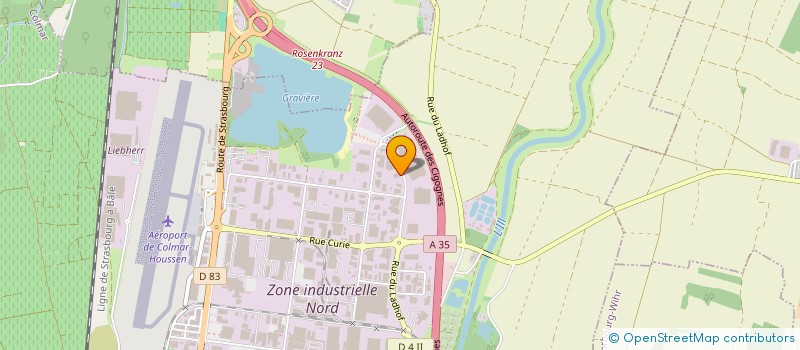 localisation de l'entreprise DISTRI-CAFES  COLMAR