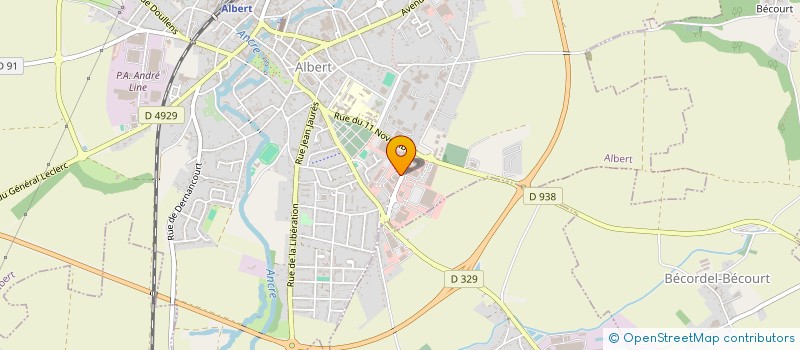 localisation de l'entreprise DISTRI CARB II à ALBERT