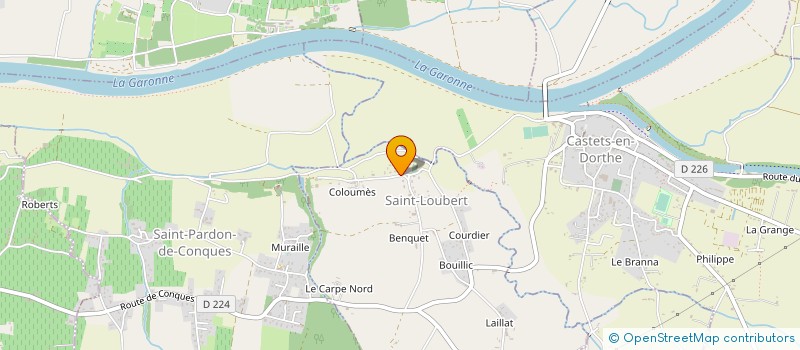 localisation de l'entreprise DISTRI CHAUFFAGE  SAINT-LOUBERT