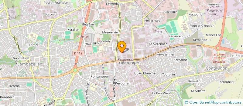 localisation de l'entreprise DISTRI CNT à BREST