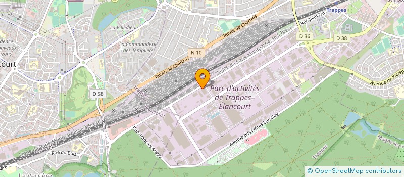 localisation de l'entreprise DISTRI-COM à TRAPPES