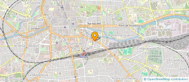 localisation de l'entreprise DISTRI CONCEPT à RENNES