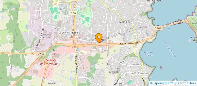 localisation de l'entreprise DISTRI CONCEPT à LA RICHARDAIS