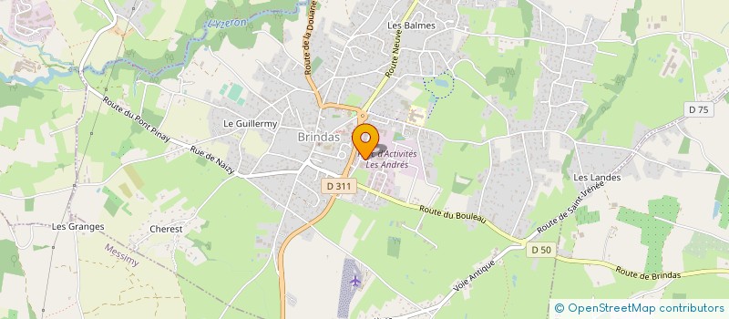 localisation de l'entreprise DISTRI-CONCEPT  BRINDAS