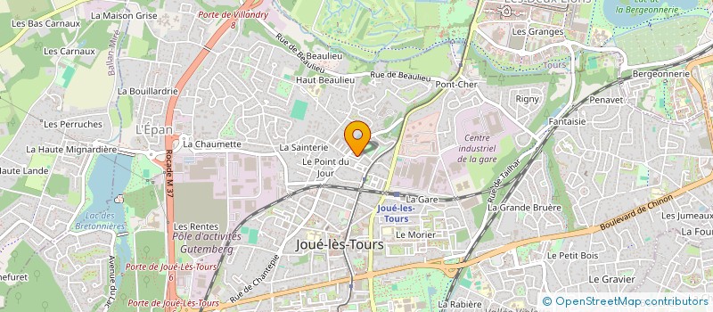 localisation de l'entreprise DISTRI CONCEPT  TOURS