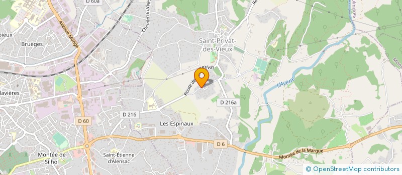 localisation de l'entreprise DISTRI-CROQUETTES GARD  SAINT-PRIVAT-DES-VIEUX