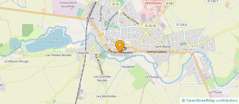 localisation de l'entreprise DISTRI CUP à BROU
