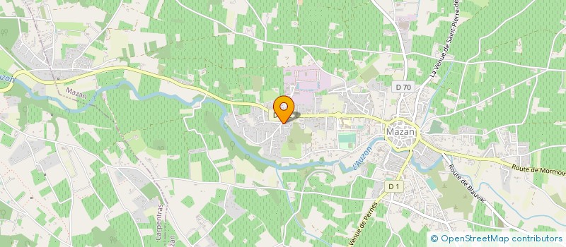 localisation de l'entreprise DISTRI CVB à MAZAN