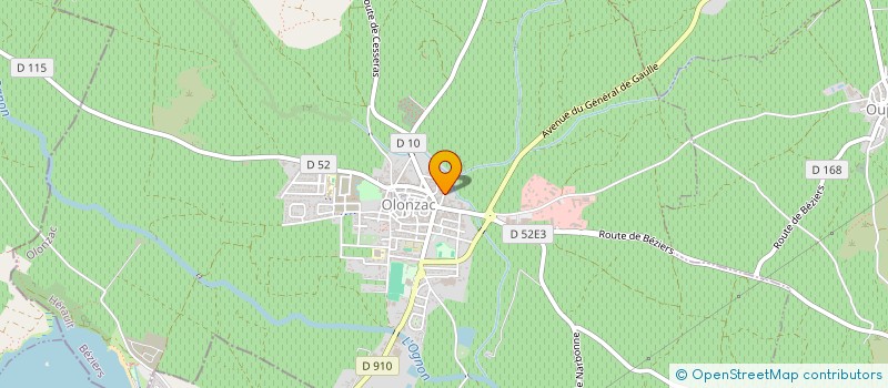 localisation de l'entreprise DISTRI D'OC  OLONZAC