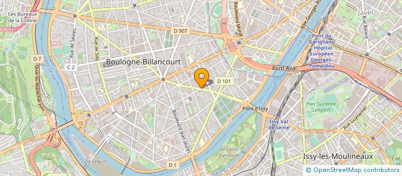 localisation de l'entreprise DISTRI DOME à BOULOGNE-BILLANCOURT