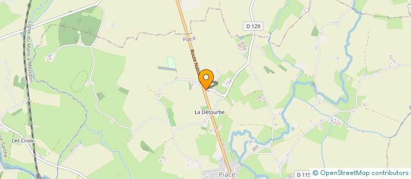 localisation de l'entreprise DISTRI FLAMME SERVICES  PIACE