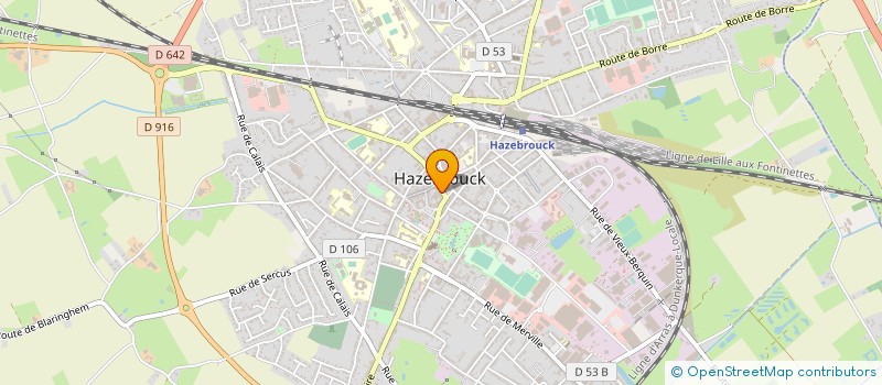 localisation de l'entreprise DISTRI FLANDRES à HAZEBROUCK