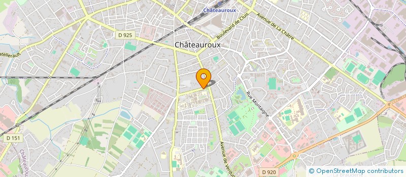 localisation de l'entreprise DISTRI FORM à CHATEAUROUX