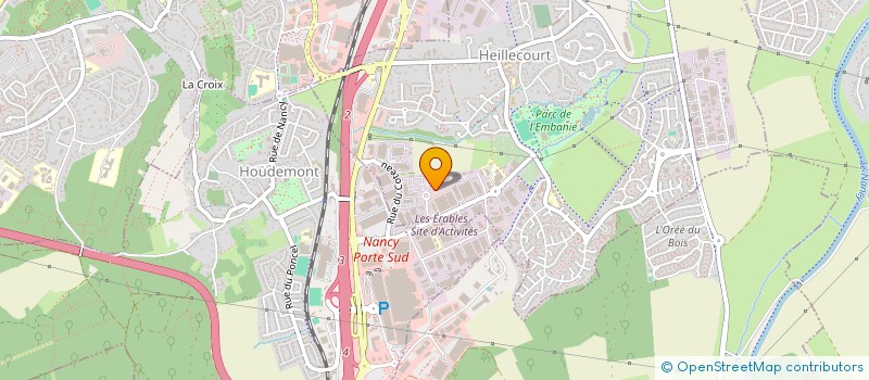 localisation de l'entreprise DISTRI FRAICHEUR  HEILLECOURT