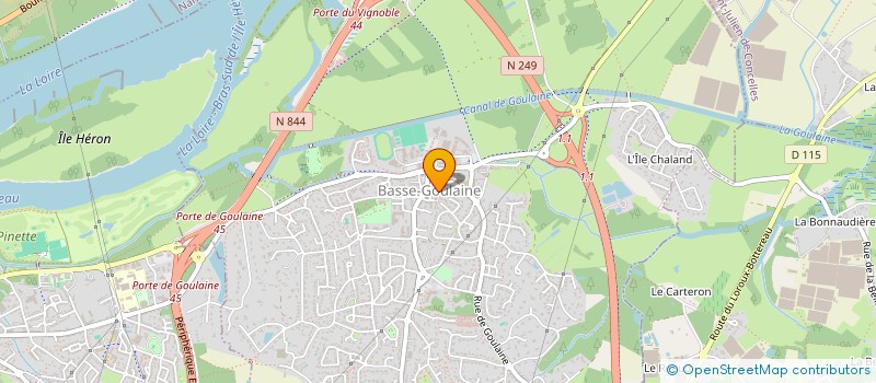 localisation de l'entreprise DISTRI GOULAINE  BASSE-GOULAINE