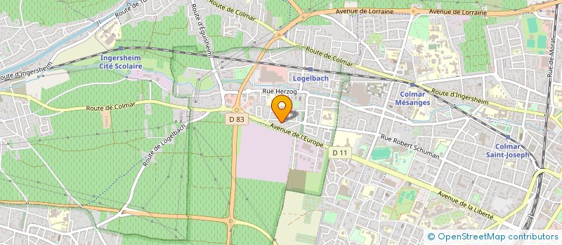 localisation de l'entreprise DISTRI GRANDO  WINTZENHEIM