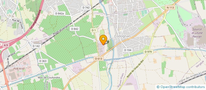 localisation de l'entreprise DISTRI HORSE  CODOGNAN