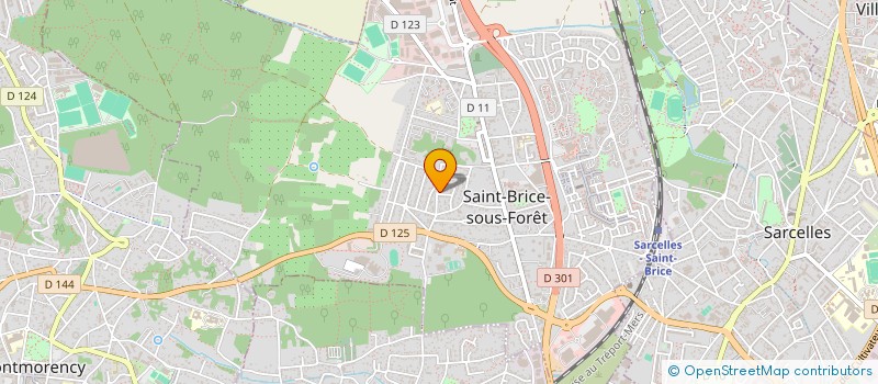 localisation de l'entreprise DISTRI INCENDIE  SAINT-BRICE-SOUS-FORET