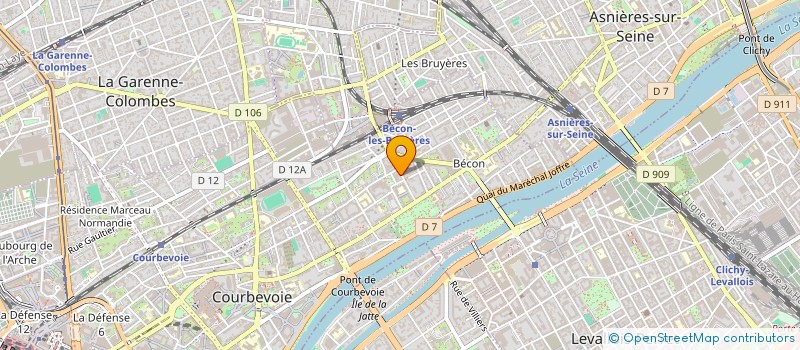 localisation de l'entreprise DISTRI INTERNATIONALE PRODUITS INDUST à COURBEVOIE