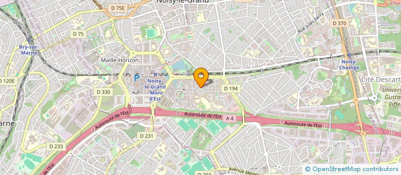localisation de l'entreprise DISTRI JADE à NOISY-LE-GRAND