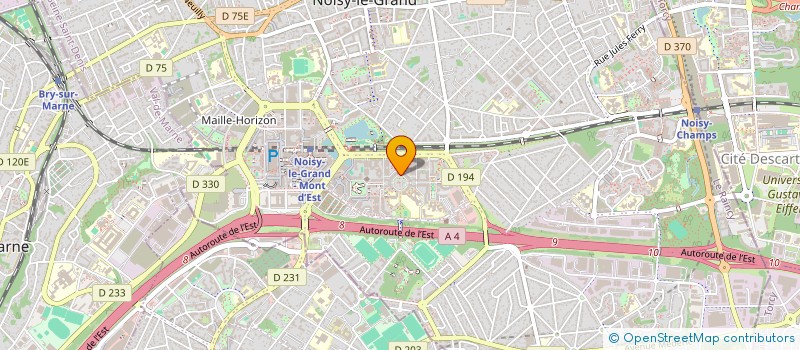 localisation de l'entreprise DISTRI JADE SERVICES à NOISY-LE-GRAND