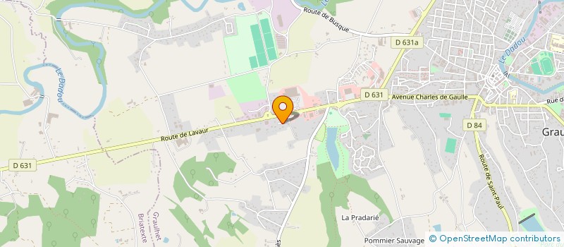 localisation de l'entreprise DISTRI JOUETS à GRAULHET