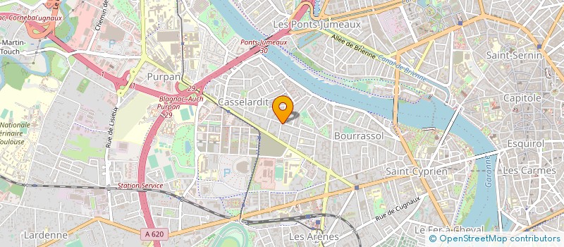 localisation de l'entreprise DISTRI KAF à TOULOUSE