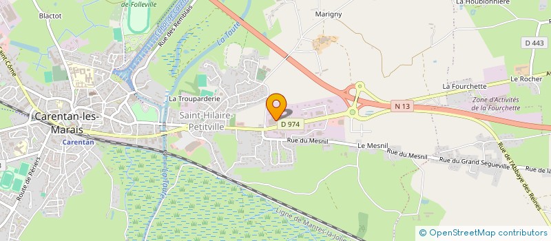 localisation de l'entreprise DISTRI KRAFT  CARENTAN-LES-MARAIS